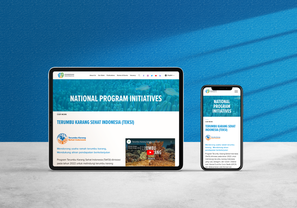 TeKSI website on laptop and phone