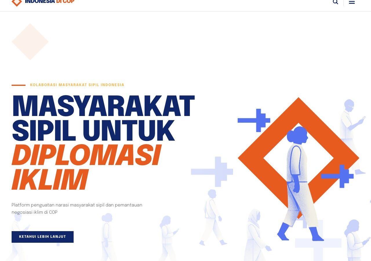 Indonesia di COP website home page